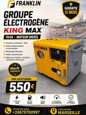 Générateur 7kva King Max