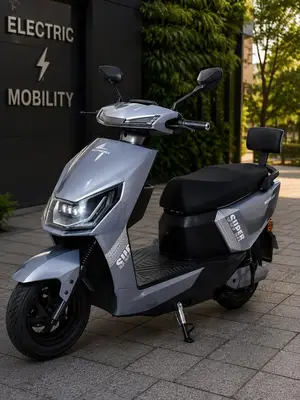 Scooter électrique 2 places - Batterie lithium amovible - Miniature 4