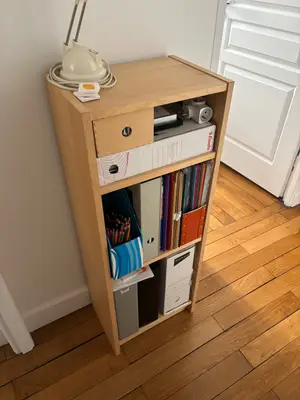 Bibliothèque IKEA beige - Rangement compact - Miniature 2
