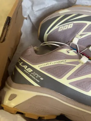 Salomon XT6 Purple/Pink/Gum Taille 38 - Miniature 4