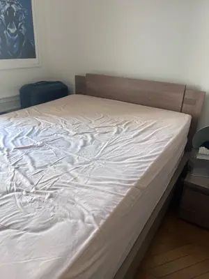 2 lits Gautier 120×200 avec sommiers et matelas prix pour 1 - Miniature 5