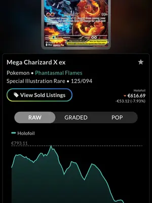 Carte Pokémon Mega Charizard X ex - Miniature 5