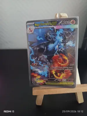 Carte Pokémon Mega Charizard X ex - Miniature 3