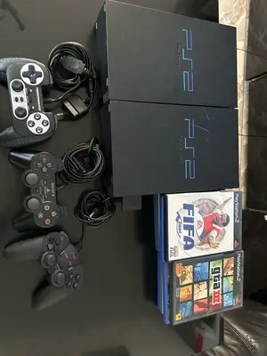 Lot de 2 consoles PlayStation 2 avec 3 manettes et 11 jeux compatibles - Miniature 2