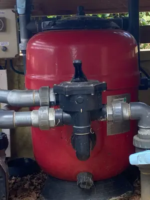 Pompe filtration 7 M3/H avec filtre à sable, échelle et robot