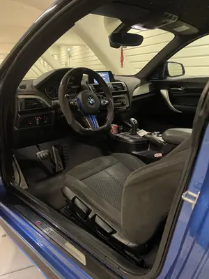 BMW M235i F22 2015 Bleu Estoril, boîte auto ZF8 et pack M Perf - Miniature 4