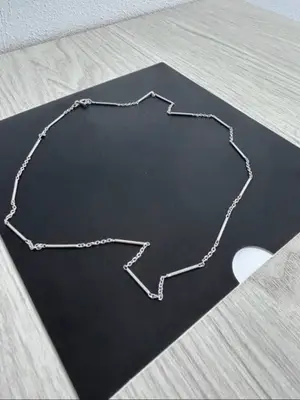 Collier en argent chaîne fine maillons