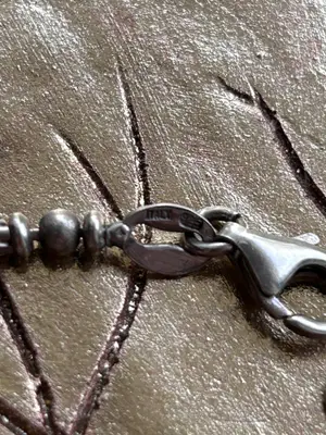 Bracelet vintage argent 925 maille travaillée - Miniature 4