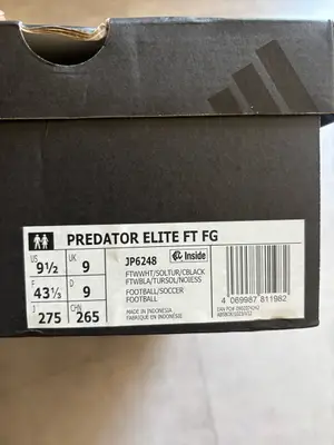 Adidas Predator Elite FG Taille 43 - Miniature 3