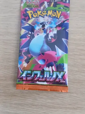 Pack de 5 cartes Pokémon japonaises