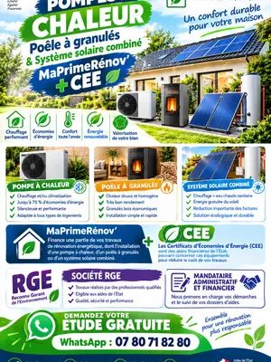 Installation de pompes à chaleur sur toute la France Tel // WhatsApp 0780718280