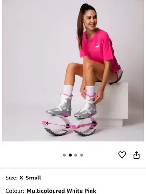 Kangoo Jumps XS blanc rose - Comme neuf - Miniature 5