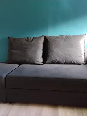 Canapé banquette Ikea avec méridienne et un espace de rangement - Miniature 3