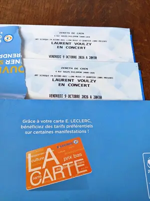 2 billets physiques carré or pour Bigflo & Oli au Zénith de Nantes, 10 octobre