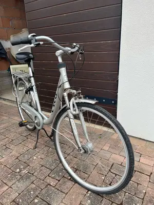 Vélo de ville femme 8 vitesses 1m70-1m80 - Miniature 2