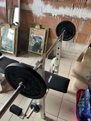 Banc de musculation complet avec barre et poids - Miniature 3