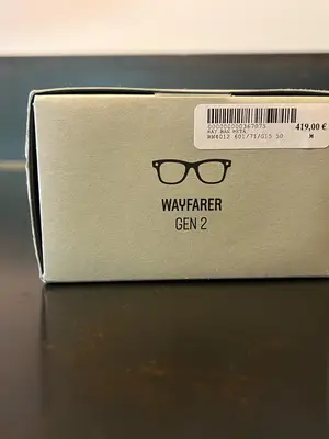 Lunettes Ray-Ban Meta Wayfarer Gen 2 RW4012 noires, verres G-15 verts - Miniature 2