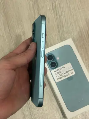 iPhone 16 Teal - Batterie 100% - 14 cycles