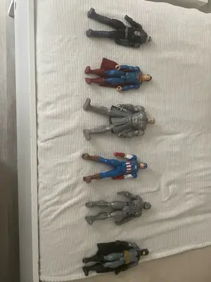 Lot de 6 figurines DC et Marvel
