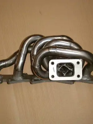 Collecteur racing Fiat Coupé 2.0 20V turbo acier inoxydable - Miniature 3