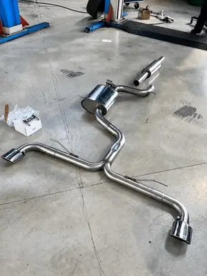 Échappement Golf GTI 7/7.5/8 CS avec valve - Downpipe 76mm