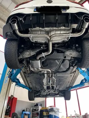 Échappement Golf GTI 7/7.5/8 CS avec valve - Downpipe 76mm - Miniature 5
