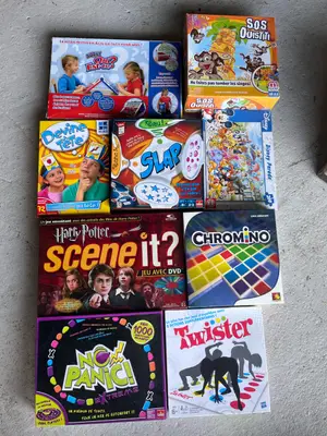 Lot de jeux de société complets et vérifiés