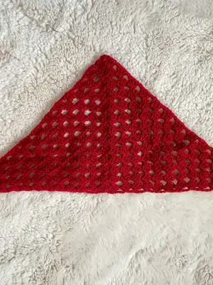 Bandana en crochet fait main - Miniature 2