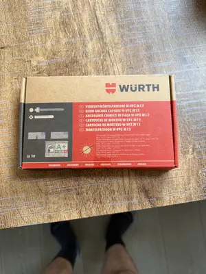 Cartouche de mortier Würth W-VPZ M12