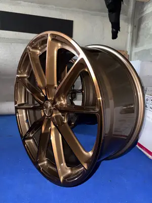 Jantes Japan Racing 37 bronze platinium neuves - Miniature 5