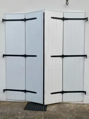 Volet PVC blanc 4 battants 2100x2340mm