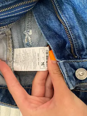 Short en jean bleu clair - Taille XS - Miniature 3