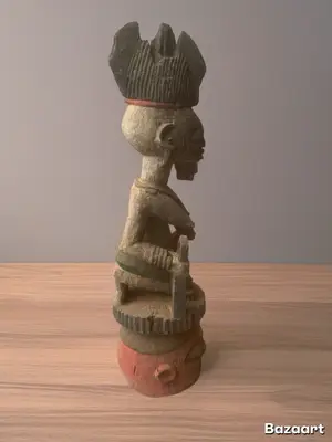 Statuette Dogon du Gabon - Art africain authentique - Miniature 4