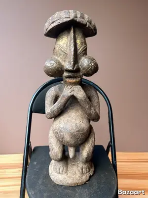 Statue Reliquaire Baoulé Mali - Art Africain Authentique