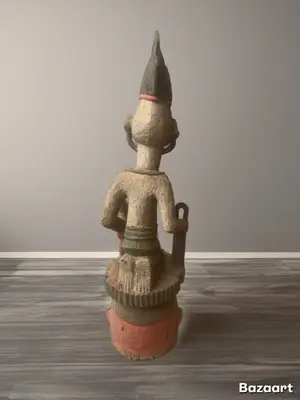 Statuette Dogon du Gabon - Art africain authentique - Miniature 2