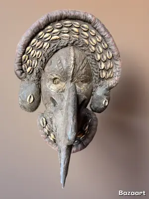 Masque Dan ancien de Côte d’Ivoire, art africain traditionnel