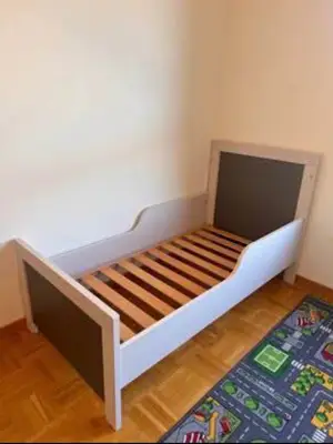 Lit enfant évolutif Galipette Hacienda 70x140, avec tiroir et matelas - Miniature 4