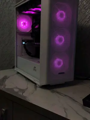 Boîtier PC Gaming ATX RGB – Blanc avec façade Mesh - Miniature 3