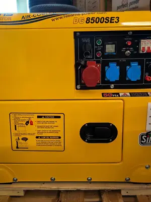 Générateur diesel 6,5 kW – Hi-E ARNS DG8500SE3 avec démarreur électrique - Miniature 2