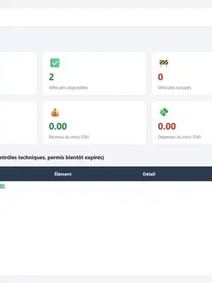 Logiciel de gestion de location de voitures - Version PC