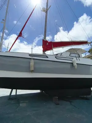 Catamaran Hobart 1110 38 pieds, construit par Fallet, 1991 - Miniature 2