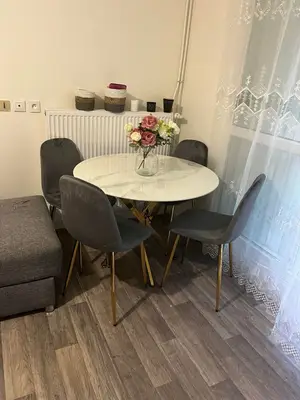 Table à manger avec 4 chaises, livraison gratuite à domicile - Miniature 4