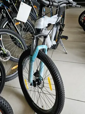 VTT avec suspension avant et freins à disque