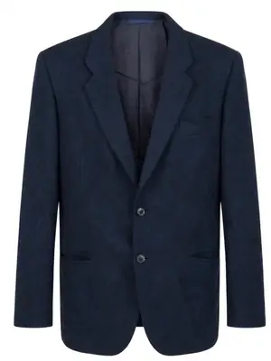 Veste homme Loro Piana en laine et cachemire, taille M, bleue, très bon état - Miniature 2