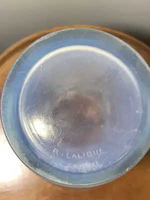 Vase Ceylan René Lalique (Verre Opalescent) - Miniature 5