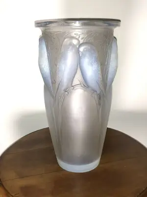 Vase Ceylan René Lalique (Verre Opalescent) - Miniature 3