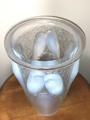 Vase Ceylan René Lalique (Verre Opalescent) - Miniature 2