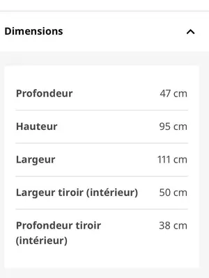 Buffet de meuble, pour rangement dans la maison - Miniature 4