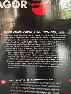 Robot cuiseur connecté multifonctions Fagor - Miniature 4