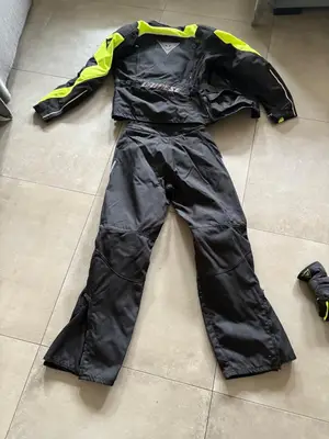 Ensemble moto Dainese veste, pantalon et gants avec protections - Miniature 3